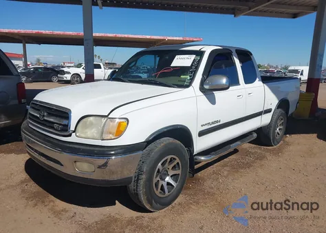 2001 Toyota Tundra Sr5 V8 из США, поврежденный, VIN 5TBRT34141S136089